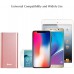 Portable Charger, BONAI 20000mAh Power Bank, 4-Port Output Aluminum Polymer Portable Battery Charger, 4.0A Max Input Compatible with iPhone 11 XR 8 7 6s Galaxy S20 S8 -Rose Gold