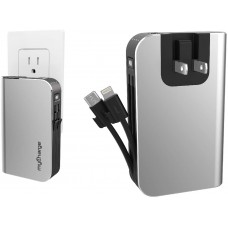 myCharge Portable Charger for iPhone Hub 10050 mAh Internal Battery Built in Cable (Lightning, Micro USB) Power Bank Fast Charging Wall Plug USB Battery Pack External Cell Phone Backup, 55 Hrs myCharge Portable Charger for iPhone Hub 10050 mAh Internal Battery Built in Cable (Lightning, Micro USB) Power Bank Fast Charging Wall Plug USB Battery Pack External Cell Phone Backup, 55 Hrs