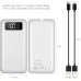 Portable Slim Power Bank Works for Your Samsung Galaxy Halo with 10,000mAH Digital Display Screen, Status Update, and 3 Cables Included! (White) Portable Slim Power Bank Works for Your Samsung Galaxy Halo with 10,000mAH Digital Display Screen, Status Update, and 3 Cables Included! (White)