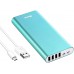 Portable Charger, BONAI 20000mAh Power Bank, 4-Port Output Aluminum Polymer Portable Battery Charger, 4.0A Max Input Compatible with iPhone 11 XR 8 7 6s Galaxy S20 S8 -Rose Gold